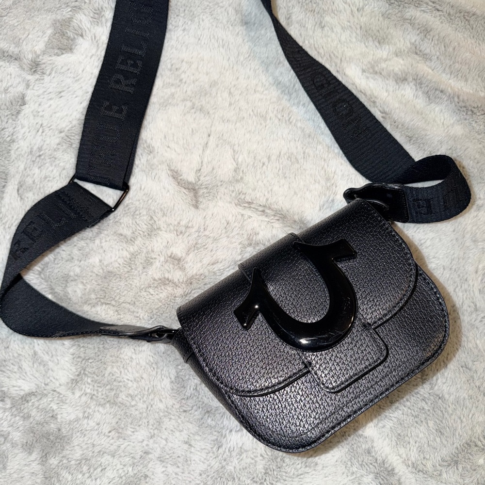 True Religion Black Crossbody Bag